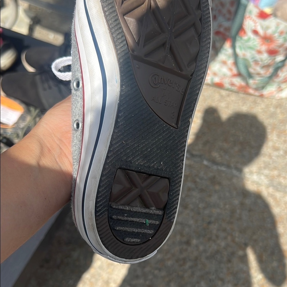 Converse Gray Low-Top Sneakers - Picture 4 of 5